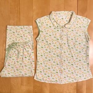 NWOT Pajama Set with Pockets 100% Cotton